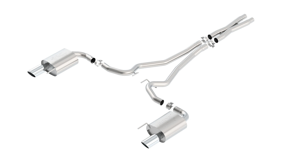 Borla 140591 ATAK Cat-Back Exhaust for Ford Mustang GT
