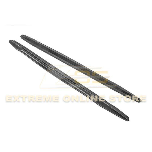 2016-19 Cadillac ATS-V Carbon Fiber Side Skirts Rocker Panels image 2