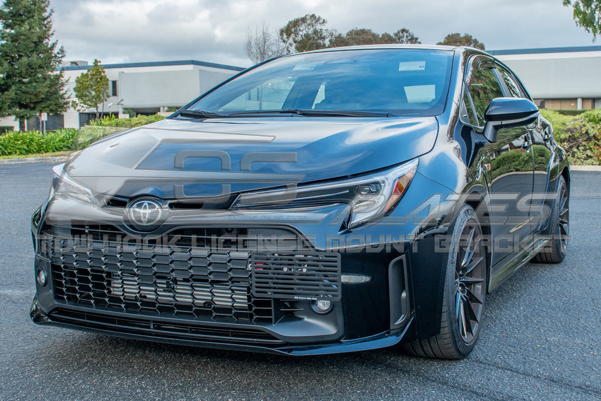 2023-Up Toyota GR Corolla Hatchback Tow Hook License Plate Mount Bracket image 18