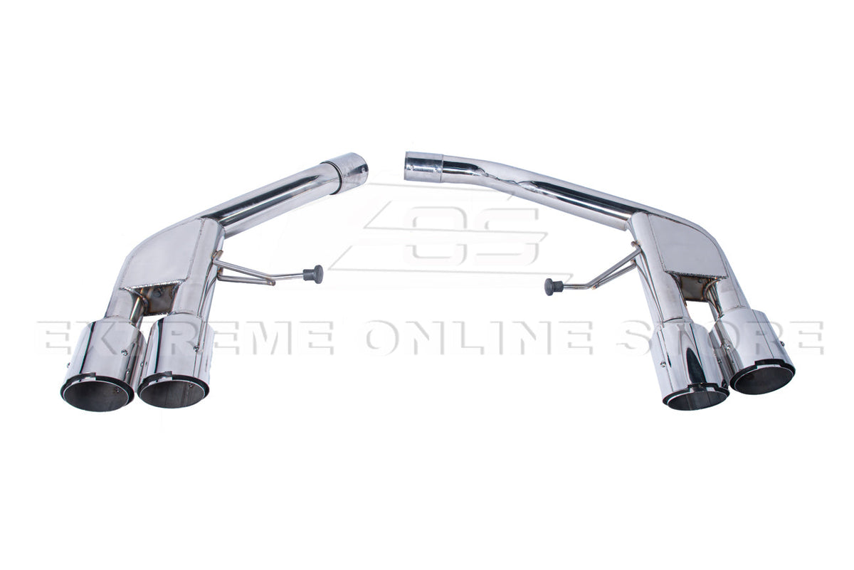2014-2021 Porsche Macan Muffler Delete Axle Back Quad Tips Exhaust image 10
