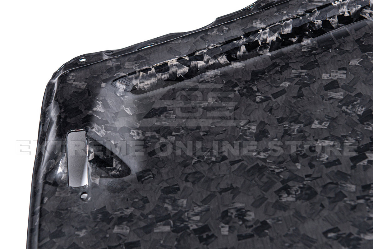 2020-23 Ford Mustang GT500 DRY Carbon Fiber Front Hood Vent & Rain Tray Cover image 17