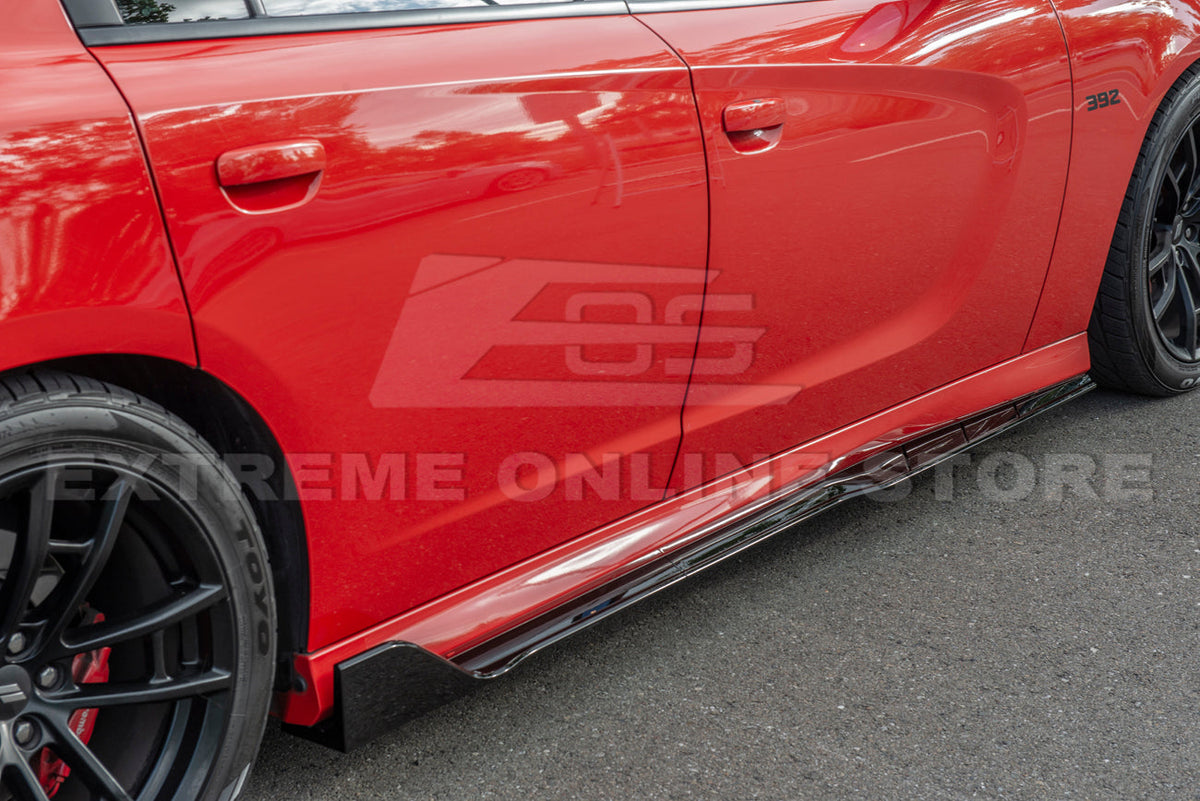 2015-Up Dodge Charger SRT Performance Add On Side Skirt Rocker Panels image 13