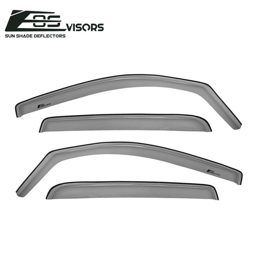 2016-Up Toyota Tacoma Double Cab Window Visors Wind Deflectors Rain Guards image 2