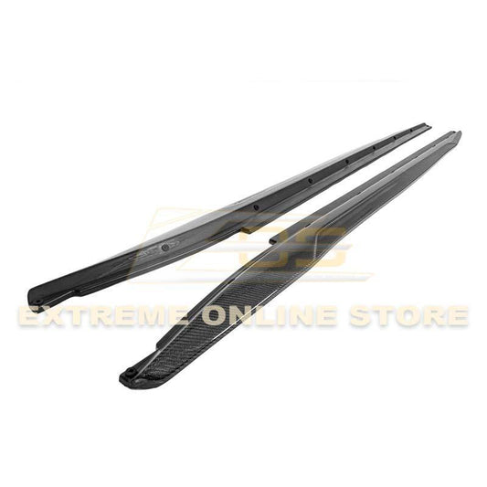 2014-19 Cadillac CTS Carbon Fiber Side Skirts Rocker Panels image 2