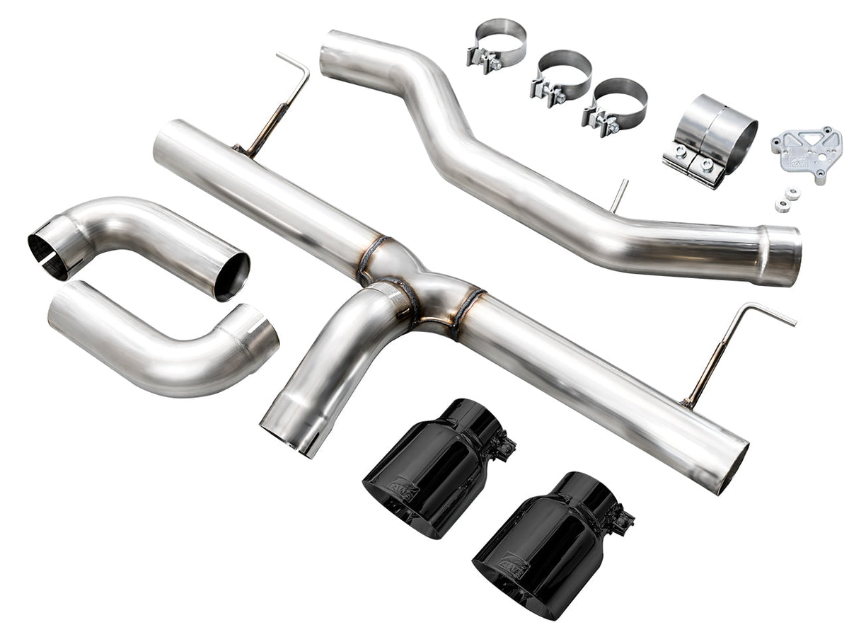 AWE Track Edition Axleback Exhaust for BMW G2X 330i/430i - Diamond Black image 10