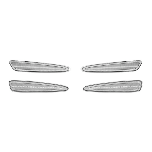 Corvette C6 Front & Rear Amber Light LED Side Markers Pair image 2