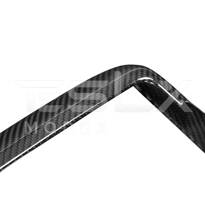 2024-Up Tesla Model 3, 2025-Up Model Y Carbon Fiber Interior Rear Display Frame Cover image 10