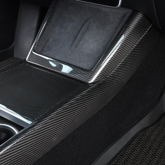 2024-Up Tesla Model 3, 2025-Up Model Y Carbon Fiber Interior Center Console Frame image 2
