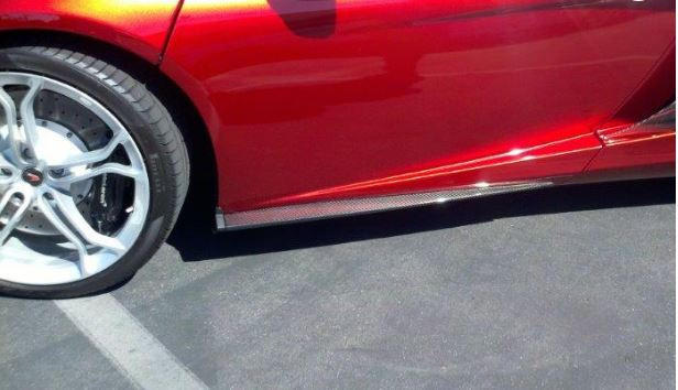 Carbon Fiber 650S Style Side Door Blades - McLaren MP4-12C/650S