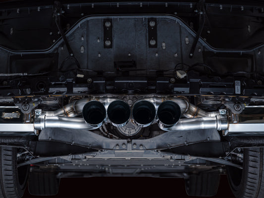 AWE SwitchPath Exhaust for C8 Corvette Z06 - Diamond Black Tips image 2