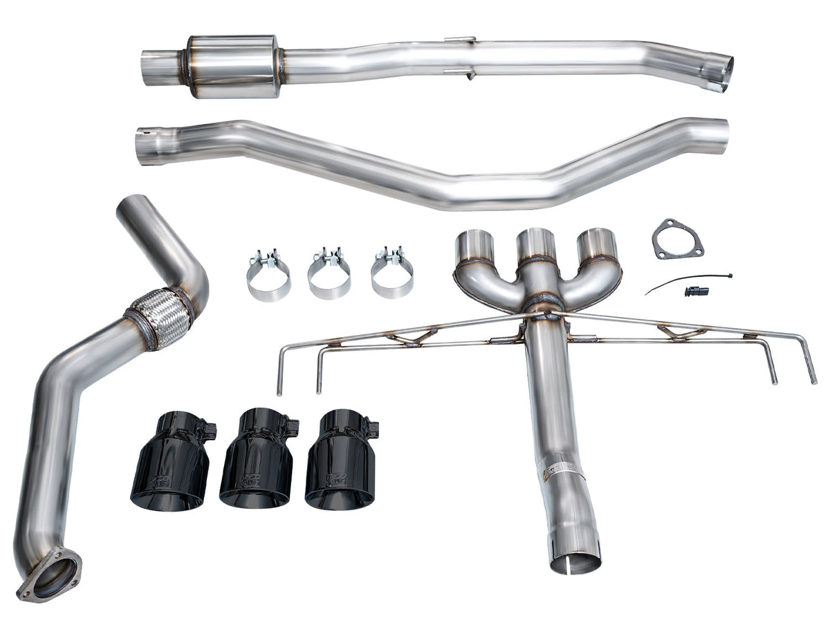 AWE Track Edition Exhaust for DE5 Integra Type-S - Triple Diamond Black Tips image 19