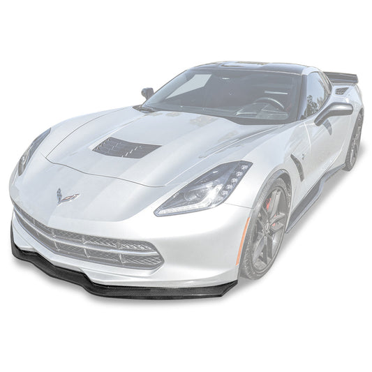 Chevrolet Corvette C7 Stage 2 Central Front Splitter image 2