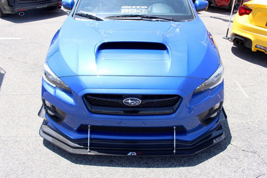Carbon Fiber Wind Splitter w/ Rods-Subaru WRX/STI 2015-2017 (APR Performance Lip)