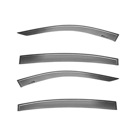 20-Up Cadillac CT5 Smoke Tinted Side Vent Window Rain Deflectors image 2