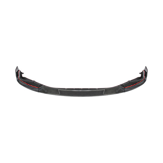 2023-Up BMW G87 M2 | TR Style 3PCS Dry Carbon Fiber Front Bumper Splitter Lip image 2