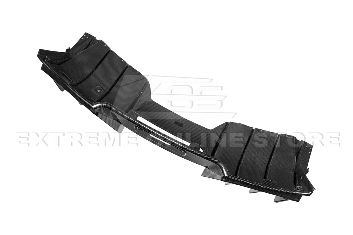 Corvette C7 Track Package Rear Bumper Finned Diffuser image 13