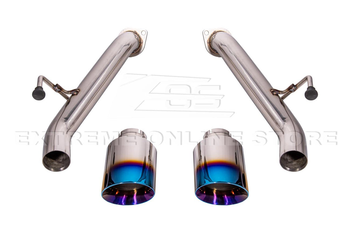 2023-Present Nissan 400Z RZ34 Stainless Steel Muffler Delete Axle Back Dual Tips Exhaust image 15