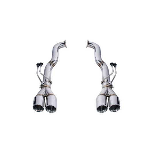 2008-2009 Pontiac G8 T-304 Muffler Delete Quad Tips Axle Back Exhaust image 2