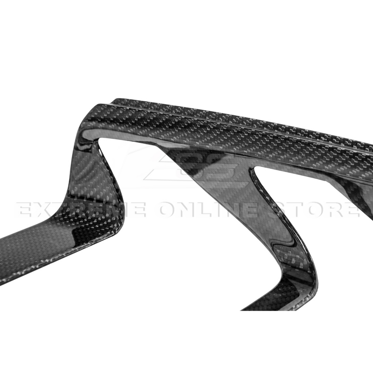 2018-23 Ford Mustang DRY CARBON FIBER Rear Tail Light Trim Bezel Cover Pair image 21