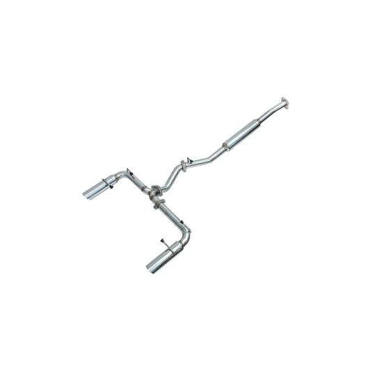 2022-Present Toyota GR86 Subaru BRZ BOSO Style Muffler Delete Cat Back Exhaust image 2