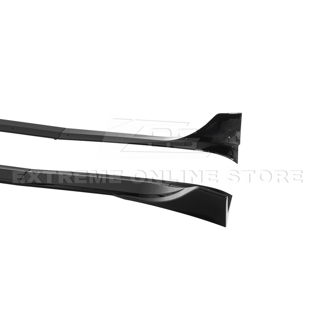 2025-Up Tesla Model Y Track Style Front Lip Side Skirts Kit image 30
