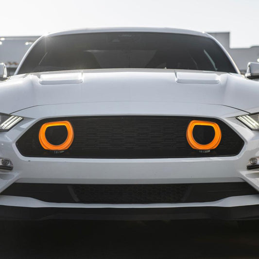 2018-23 Mustang Front DRL LED Grille Cover image 2