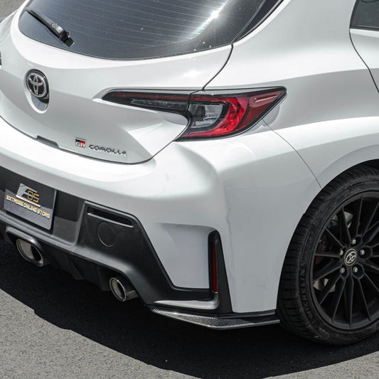2023-Up GR Corolla Carbon Fiber Rear Apron Lip image 2