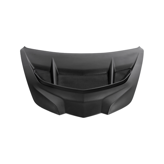 Corvette C8 ZR1 MATTE BLACK Front Bumper Vented Extractor Hood image 2