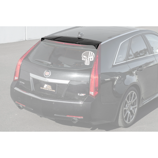 2009-14 Cadillac CTS CTS-V Wagon Rear Roof Spoiler image 2