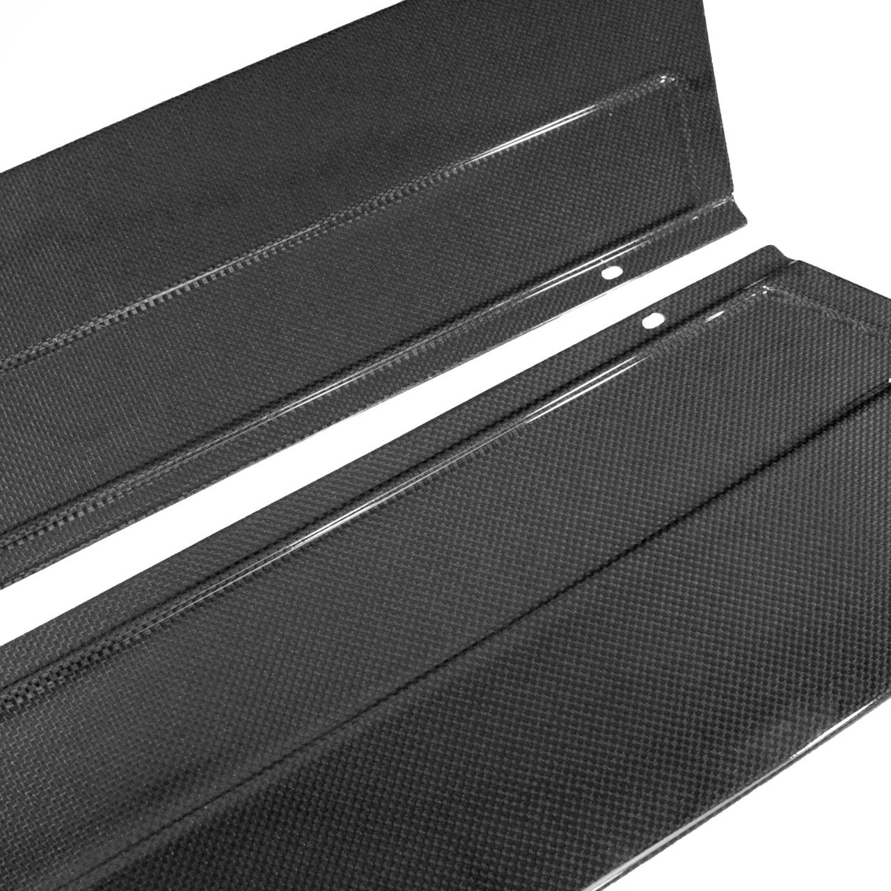Carbon Fiber, Custom Carbon Fiber Door Sill Steps without Inserts 348 Ferrari