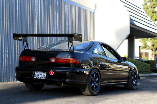 GT-250 61" Carbon Fiber Adjustable Wing - 1994-2001 Acura Integra