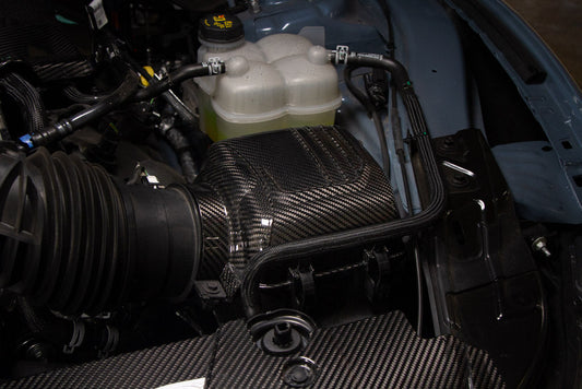 Carbon Fiber Intake Box Top Cover -2024 - Current Ford S650 Mustang Dark Horse
