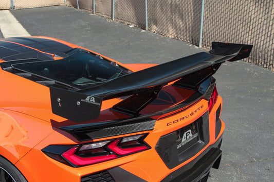 GTC-500 Carbon Fiber Adjustable Wing-Chevrolet C8 Corvette Stingray