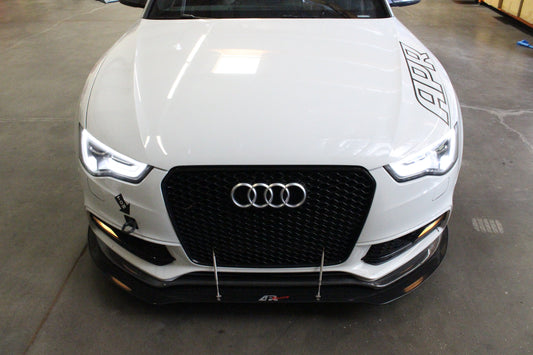 Carbon Fiber Front Wind Splitter - Audi S5 2008-2012 (Stock Bumper)