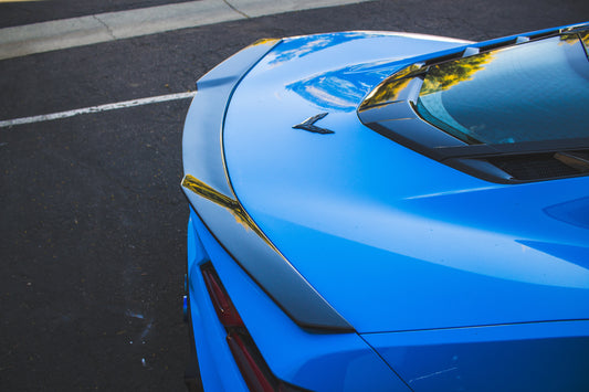 Carbon Fiber Rear Spoiler Delete - Chevrolet C8 Corvette Z06/E-ray/ZR1/ Grand Sport