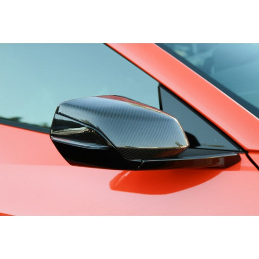 Carbon Fiber Replacement Mirror Covers-Chevrolet C8 Corvette (All)