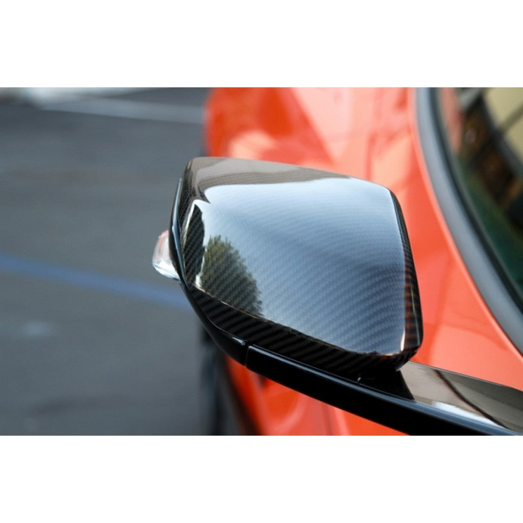 Carbon Fiber Replacement Mirror Covers-Chevrolet C8 Corvette (All)
