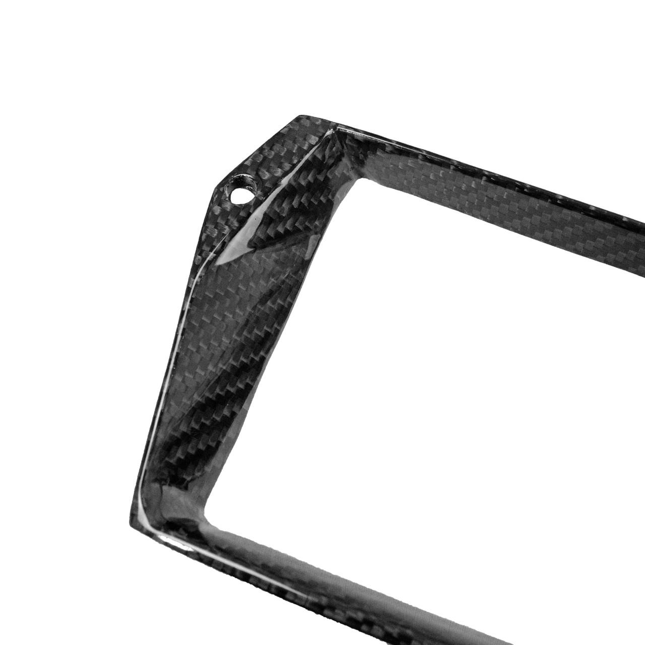 Carbon Fiber Center Console Navigation Screen Inner Panel - Lamborghini Aventador