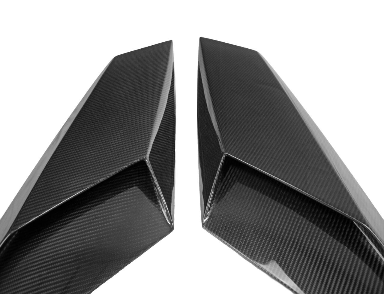 Carbon Fiber S Large Engine Air Intake Panels - Lamborghini Aventador