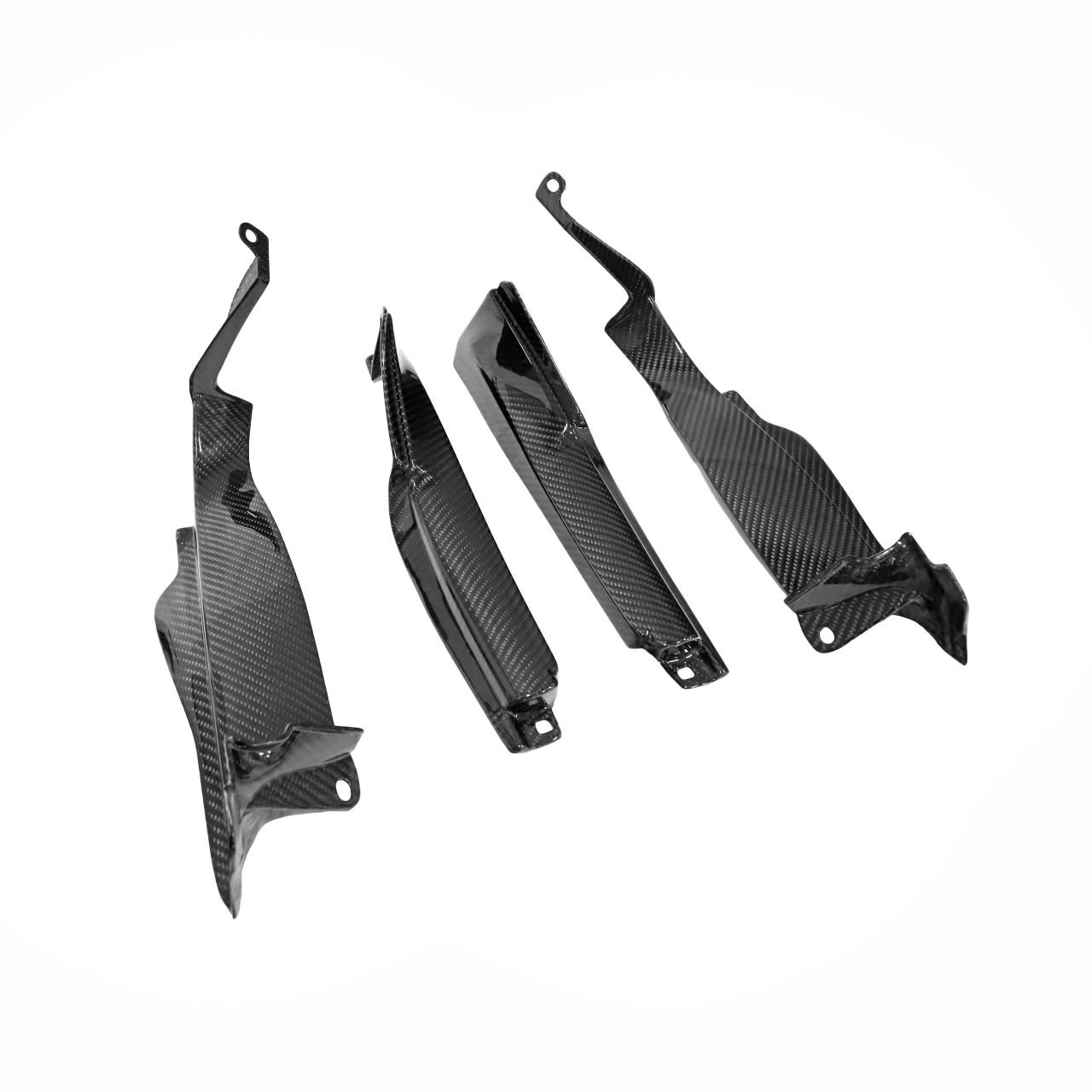 Carbon Fiber Right and left Front Fender Air Inlet Scoops With Brackets - McLaren 720S