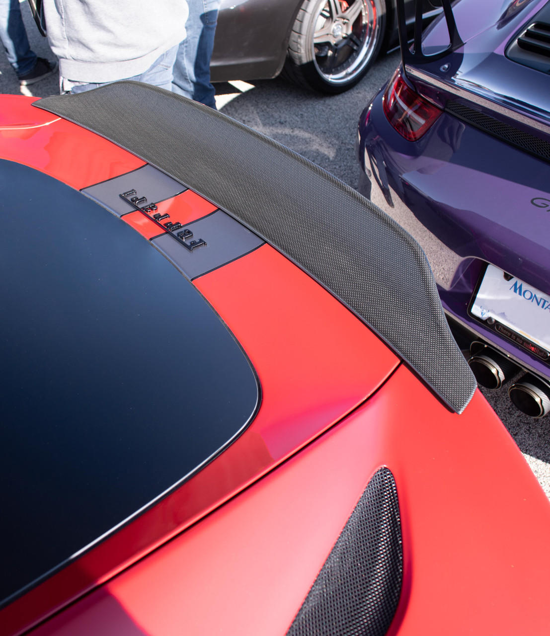 Carbon Fiber Rear Trunk Lid Spoiler, OEM Style - Ferrari F12 Berlinetta