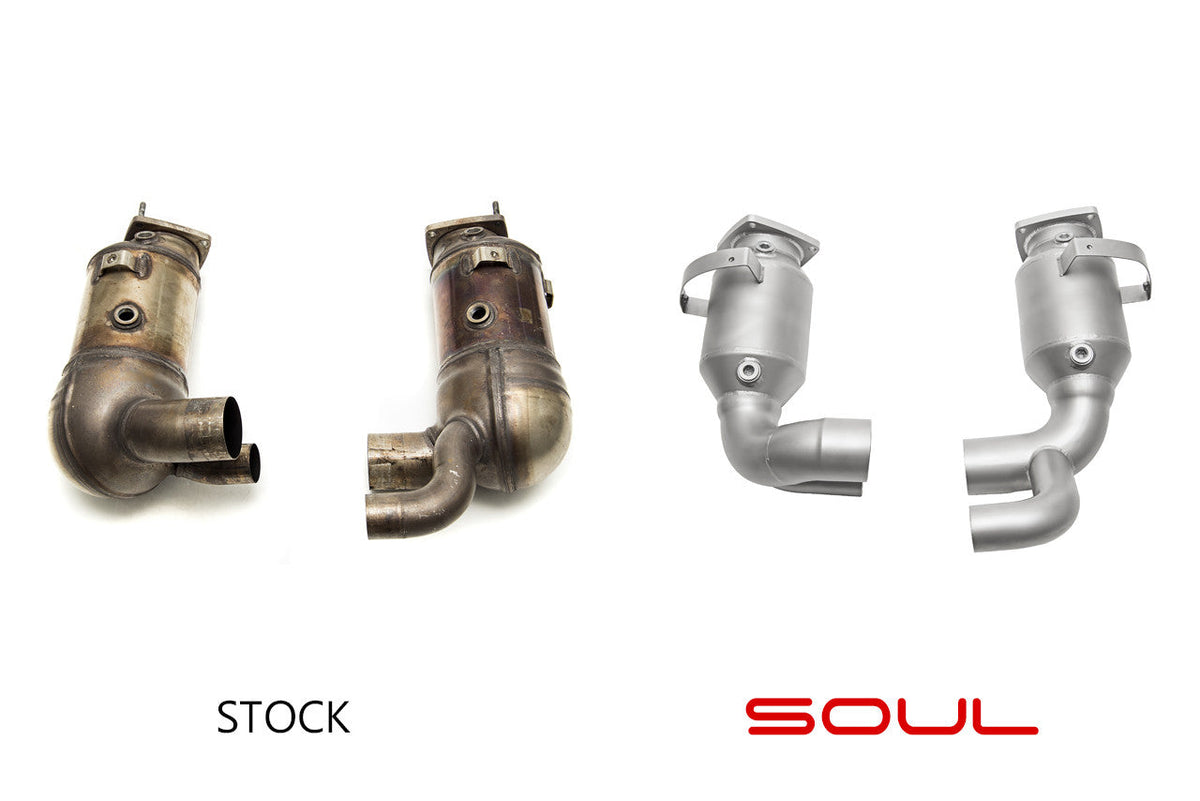 Porsche 991.2 Carrera (with PSE) SOUL Sport Catalytic Converters