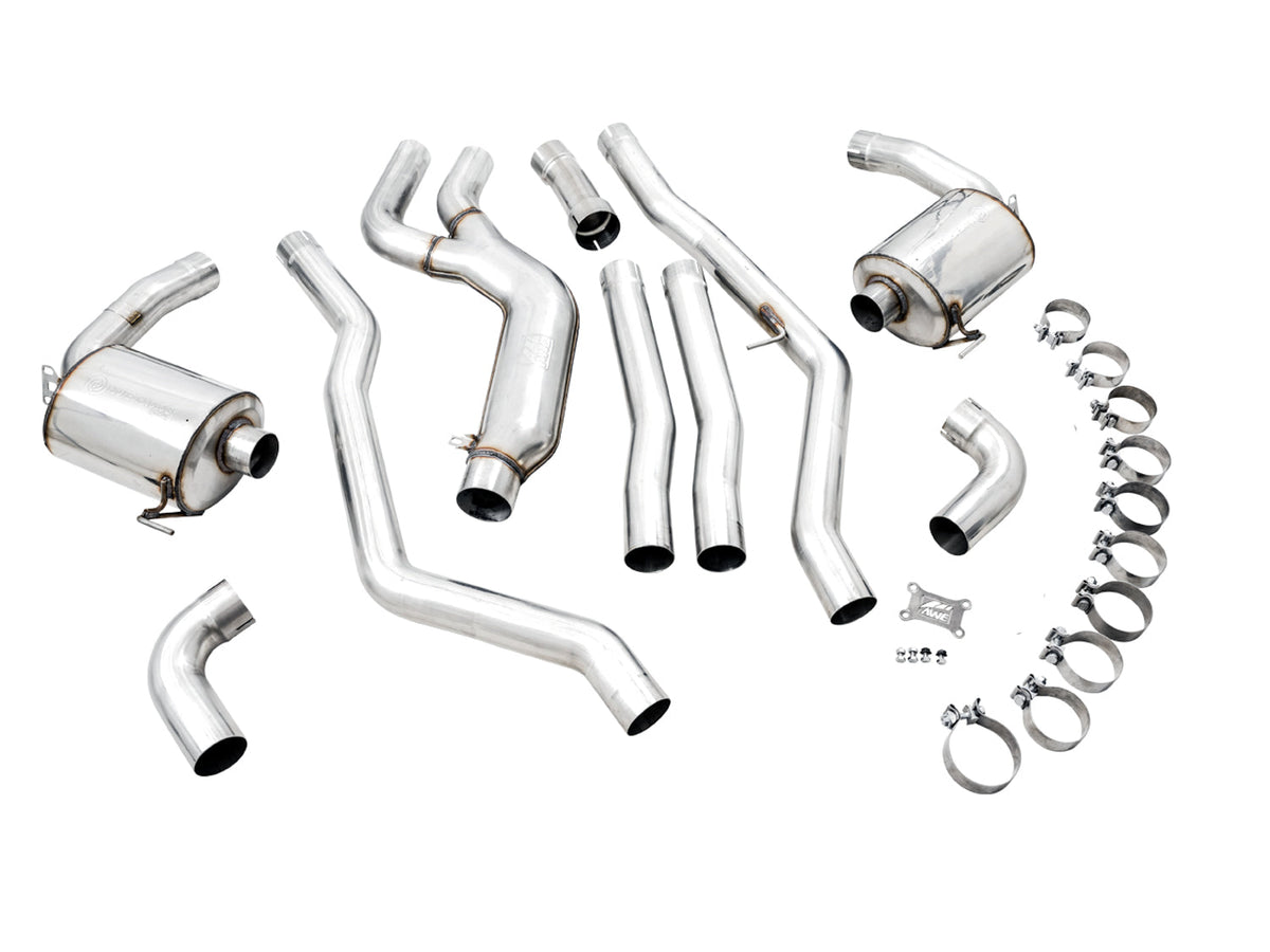 AWE Non-Resonated Touring Edition Exhaust for G2X M340i / M440i - OE Tips image 4