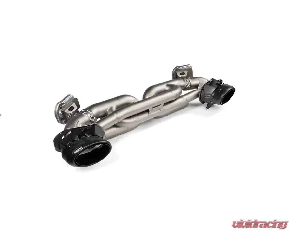 Akrapovic S-PO/TI/19 titanium exhaust for Porsche 992 Turbo