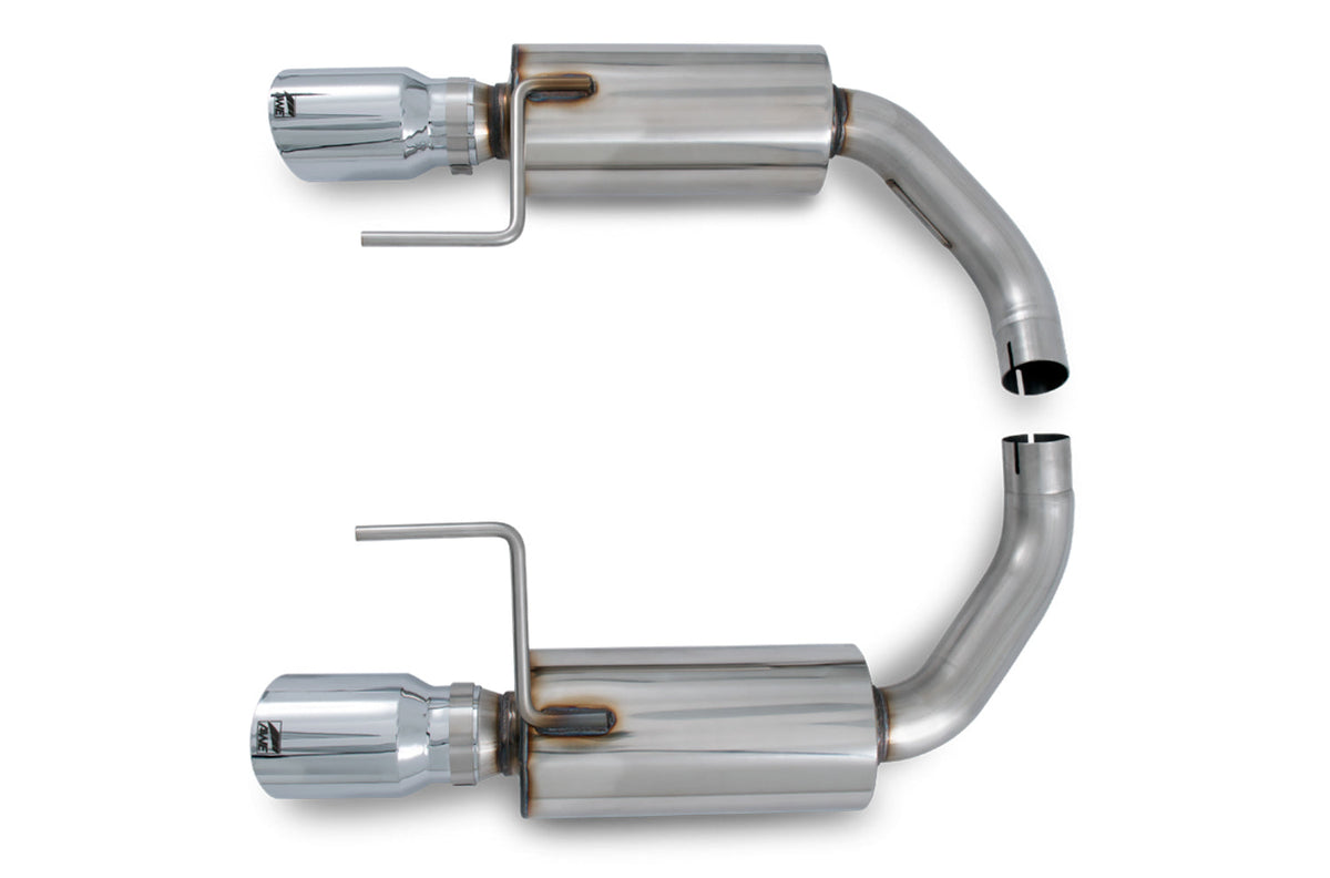 AWE Touring Edition Axle-back Exhaust for S550 Mustang EcoBoost - Chrome Silver Tips image 4