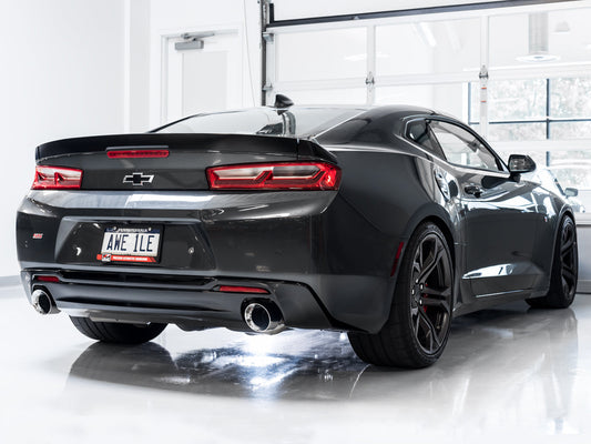 AWE Touring Edition Axle-back Exhaust for Gen6 Camaro SS / LT1 - Chrome Silver Tips (Dual Outlet) image 2