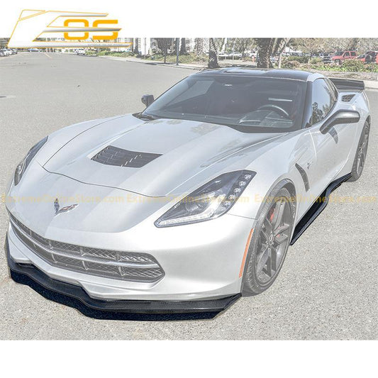 Corvette C7 Stingray / Z51 Front Splitter Lip & Side Skirts image 2