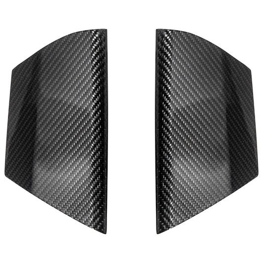 2015-20 Ford Mustang Shelby GT350 DRY Carbon Fiber Front Upper Grille Inserts Pair image 2
