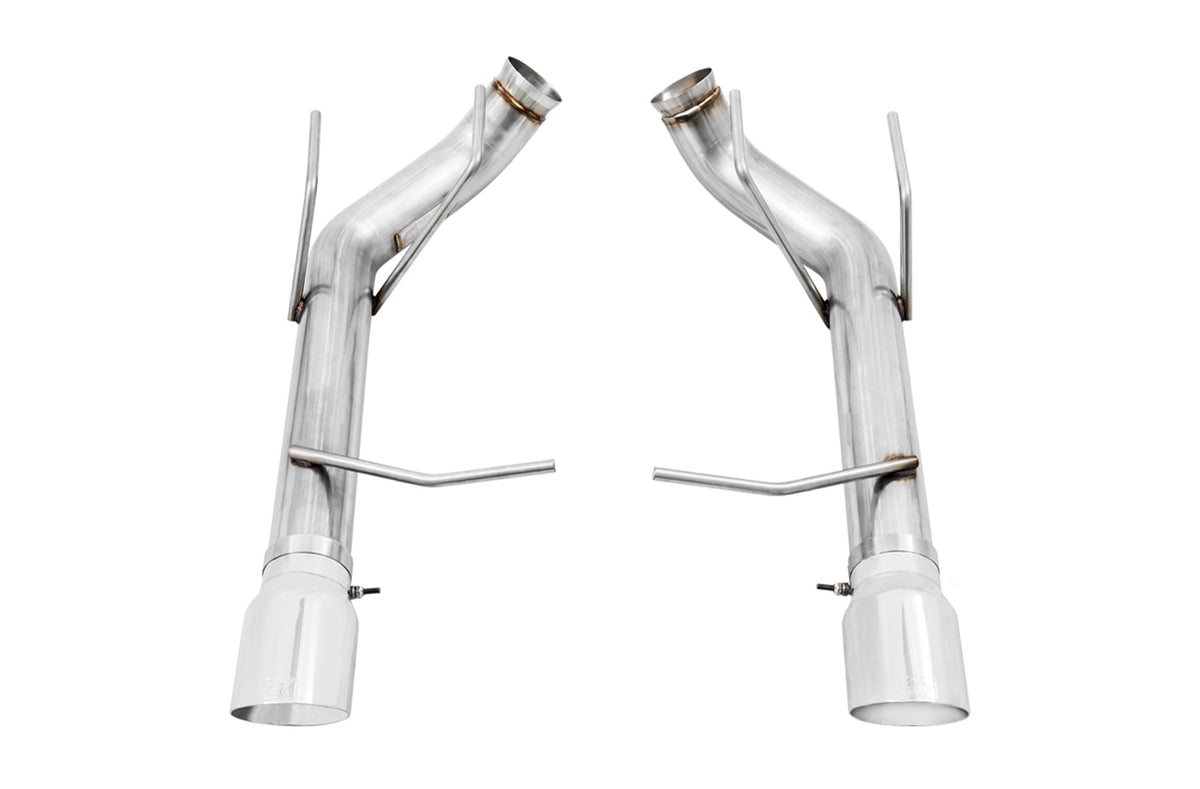 AWE Track Edition Axle-back Exhaust for the S197 Ford Mustang GT - Chrome Silver Tips image 4