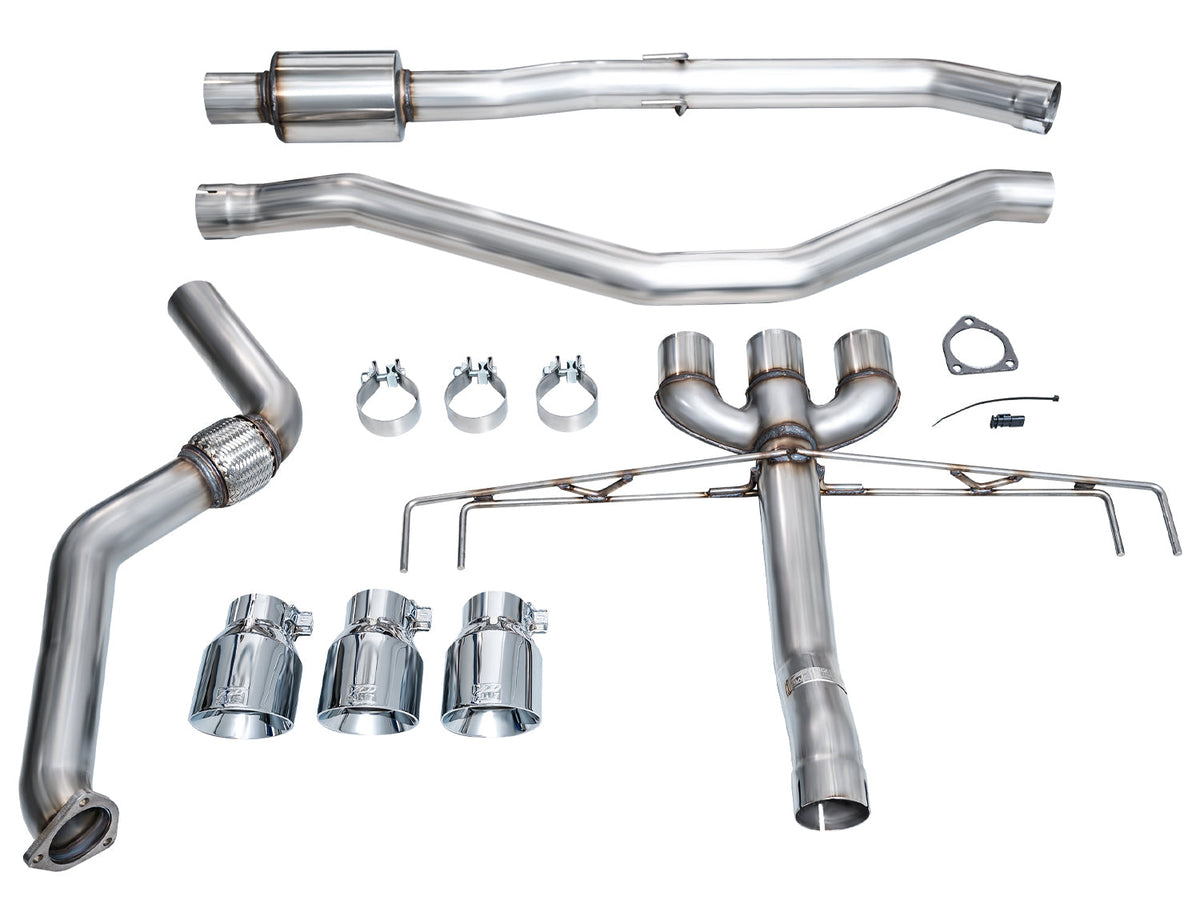 AWE Track Edition Exhaust for DE5 Integra Type-S - Triple Chrome Silver Tips image 14